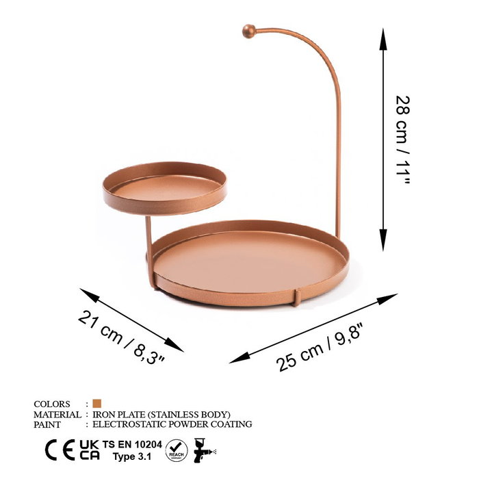 Aberto Design Knıdos-A - Cobre